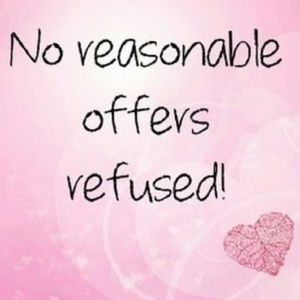 No reasonable offers refused